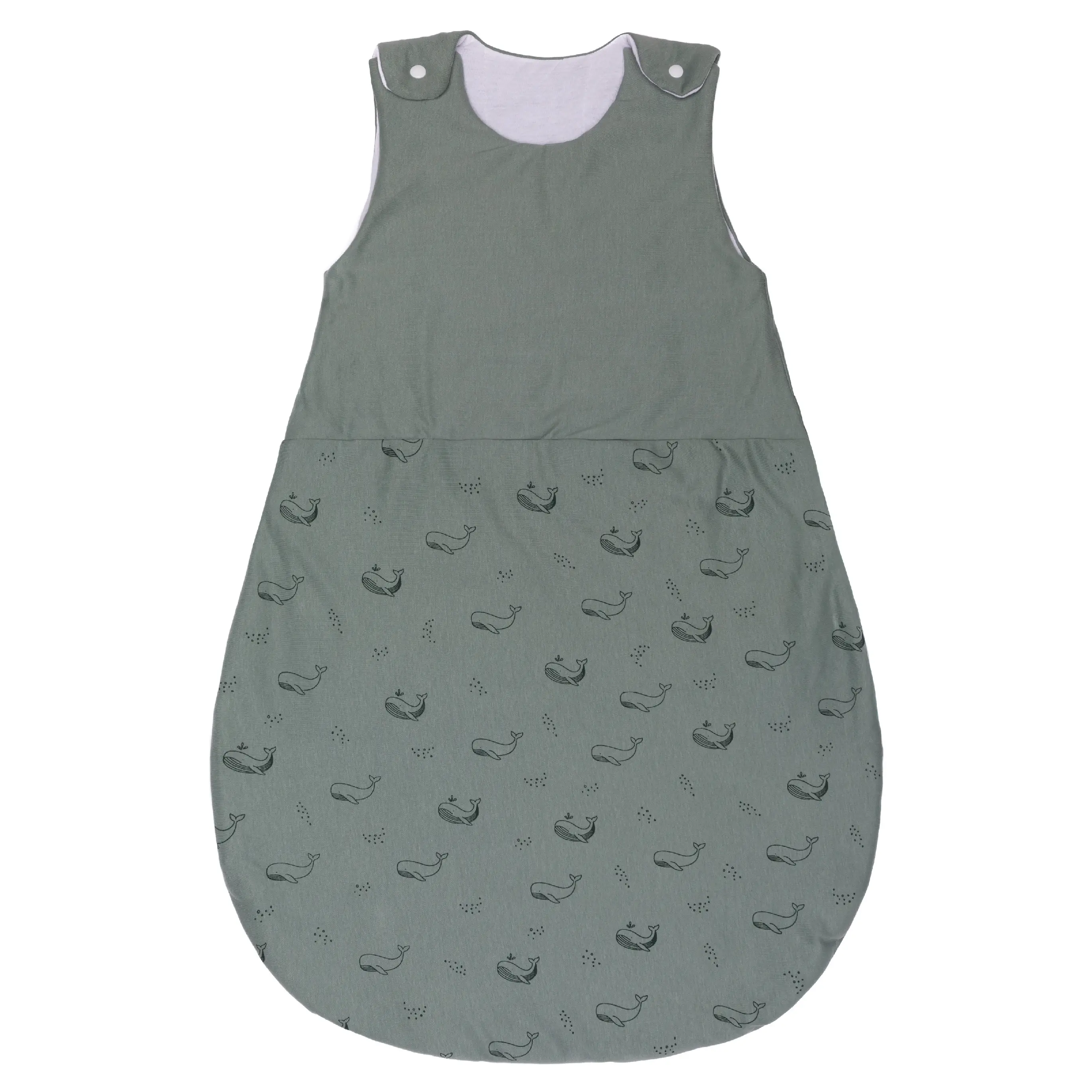 Fillikid Detský spací vak celoročný whale green 70 cm