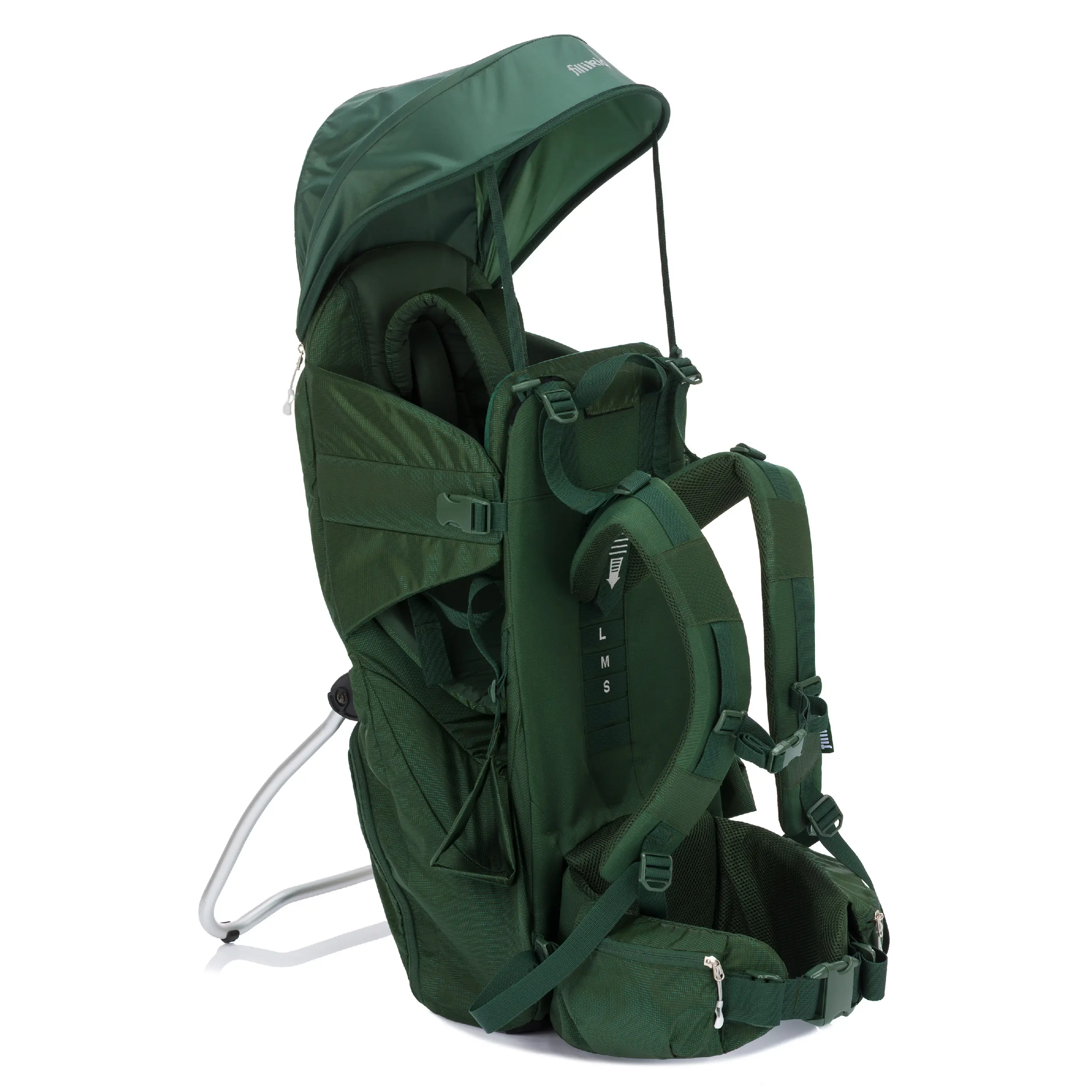 Fillikid krosná na dieťa Trekking green
