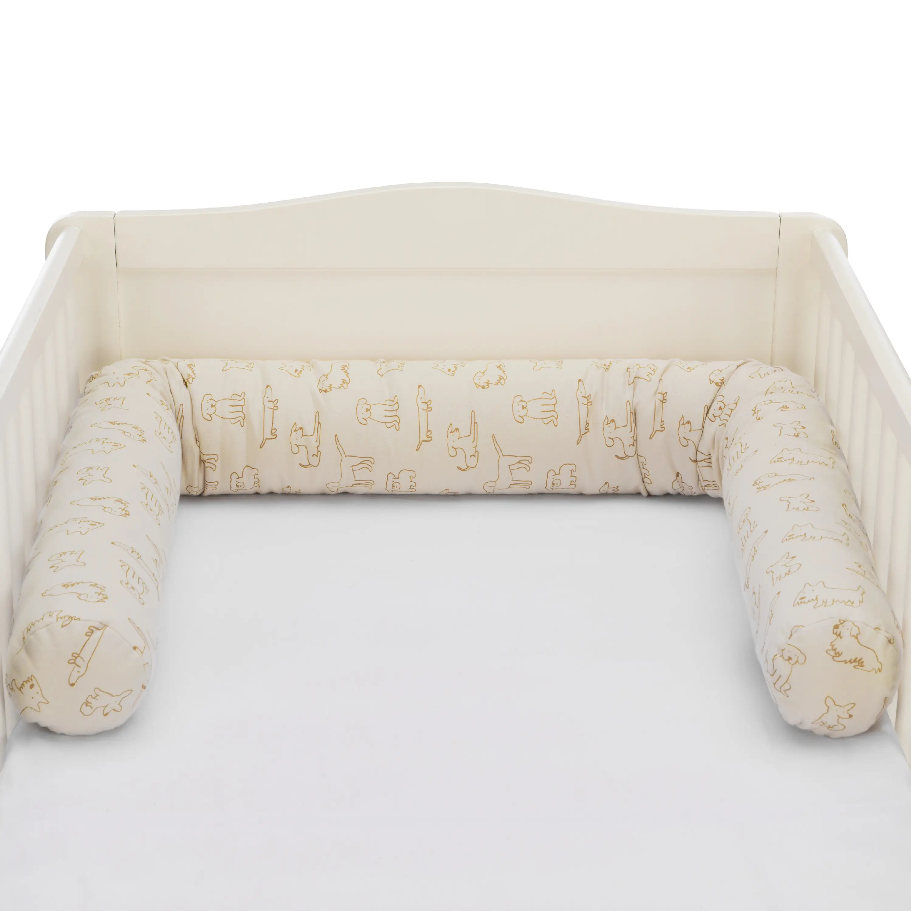 Fillikid Mantinel válec do postieľky Jersey dog beige 190 cm