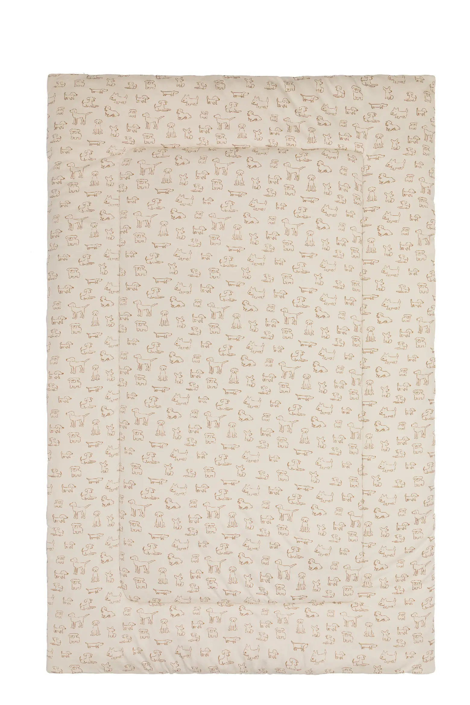 Fillikid Podložka na hranie Jersey dog beige 115×180 cm