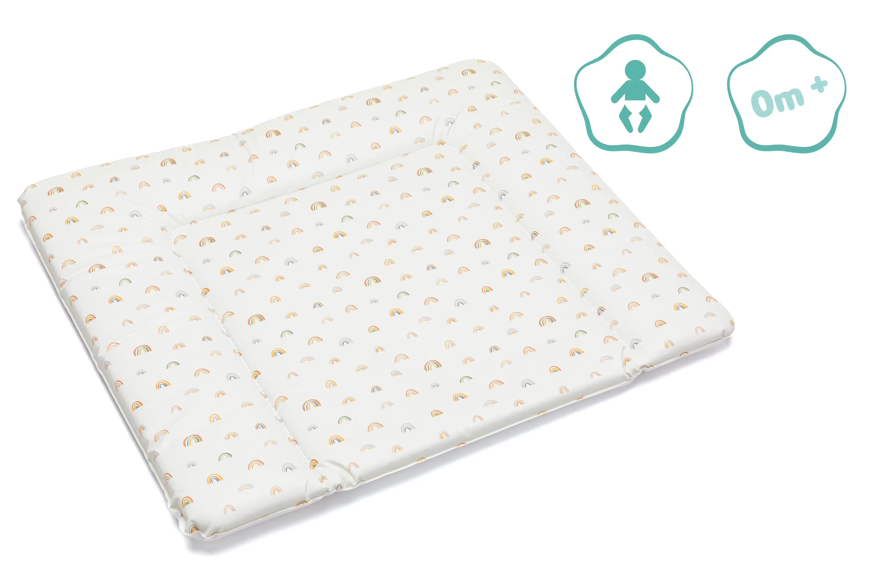 Fillikid Prebaľovacia podložka softy large rainbow beige 75x85 cm