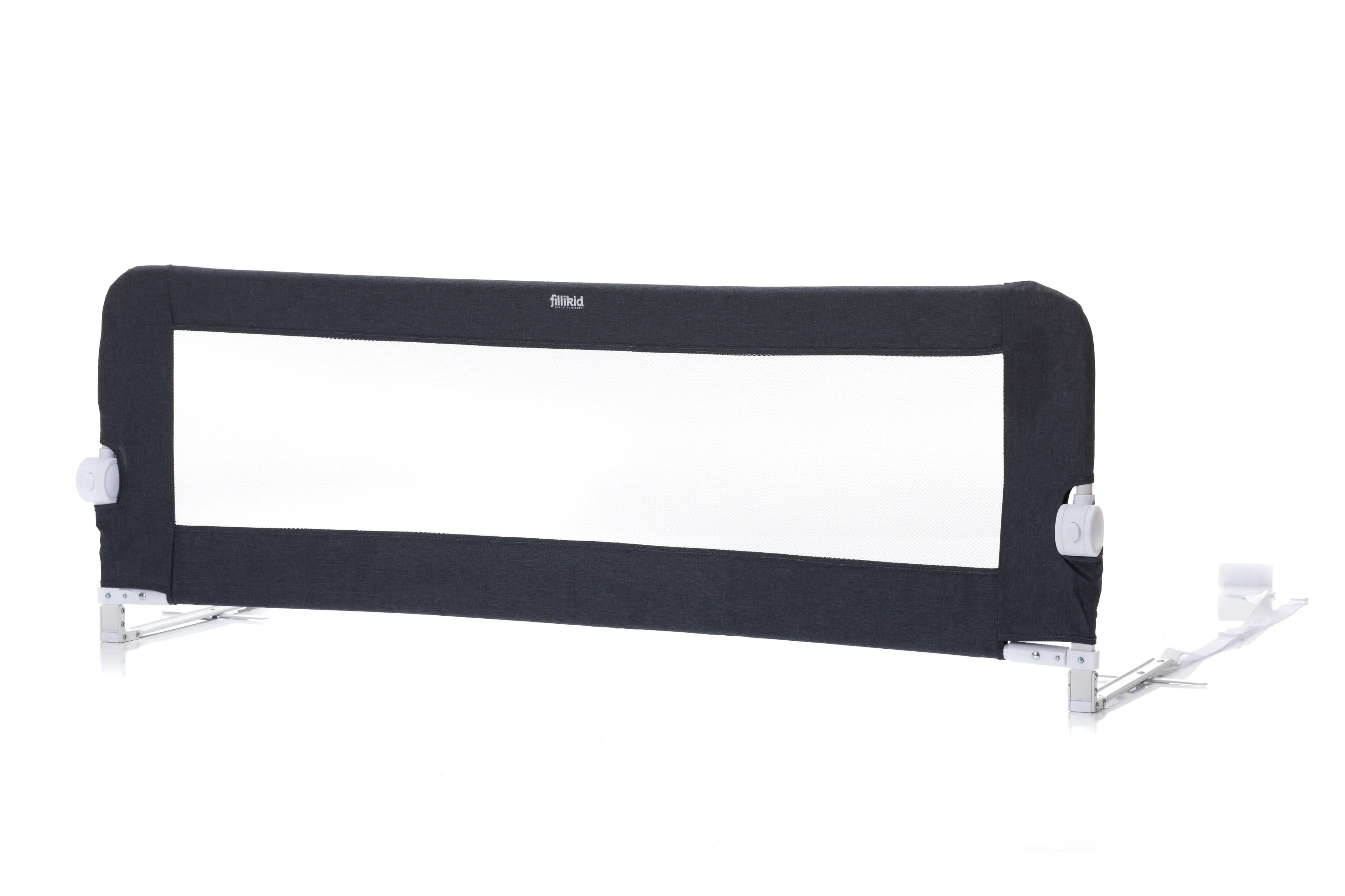 Fillikid Zábrana na posteľ Ella darkgrey melange 135x50 cm