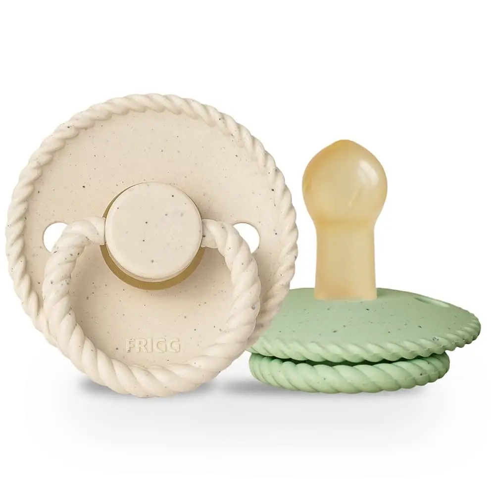 FRIGG DVOJBALENIE CUMLÍKOV MINI MOCHA VANILLA CREAM/ MATCHA LATTE, 6-18M, KAUČUK