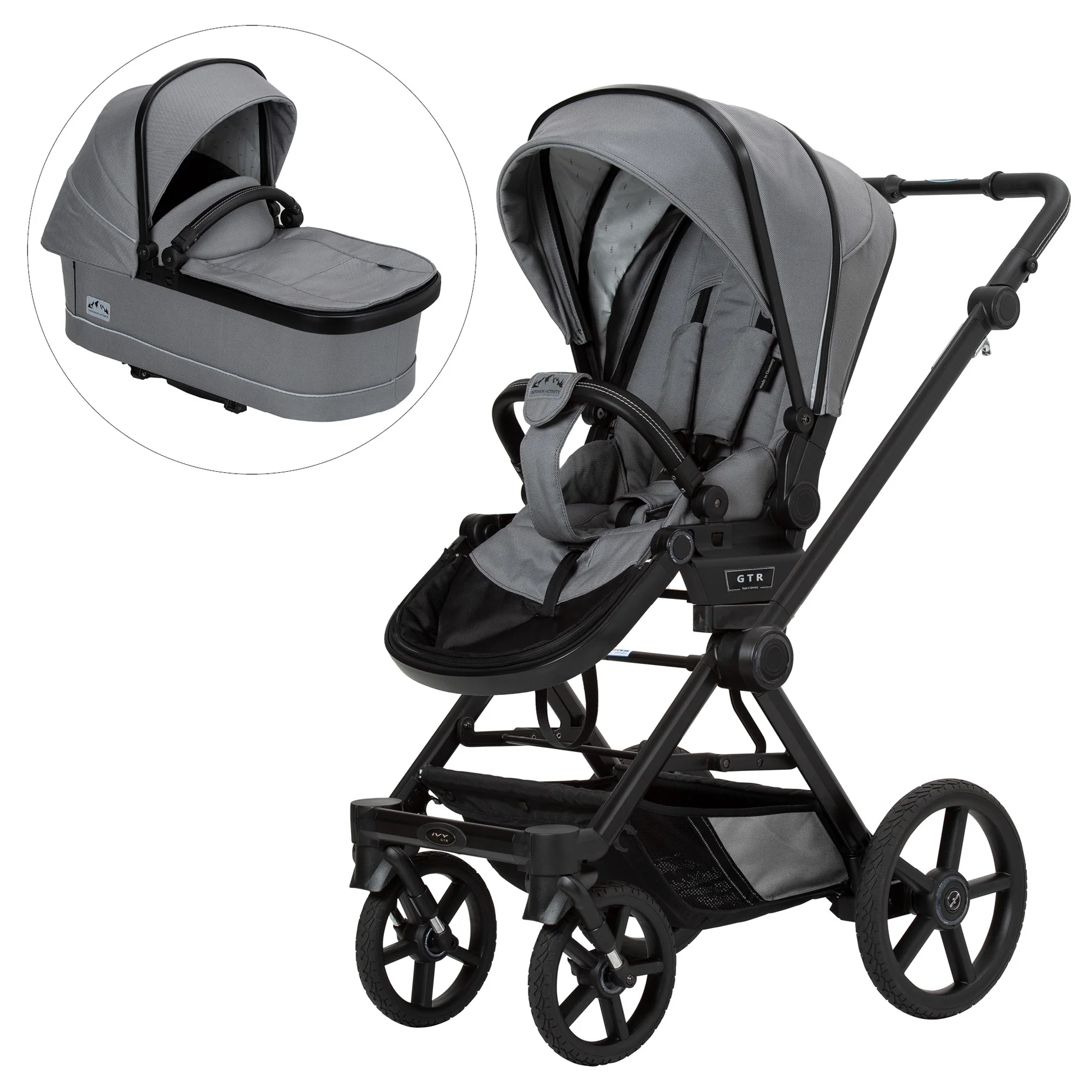 Hartan IVY GTR Outdoor Kombinovaný kočík 705 Graphit