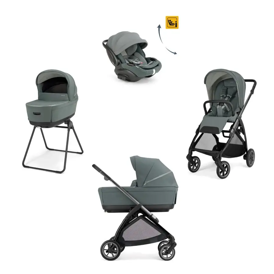 Inglesina Kočík Electa Darwin Recline Evo 4v1 2026 Studio Grey