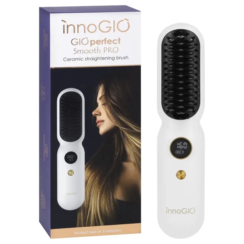 innoGIO GIOperfect keramická žehliaca kefka Smooth PRO GIO-742