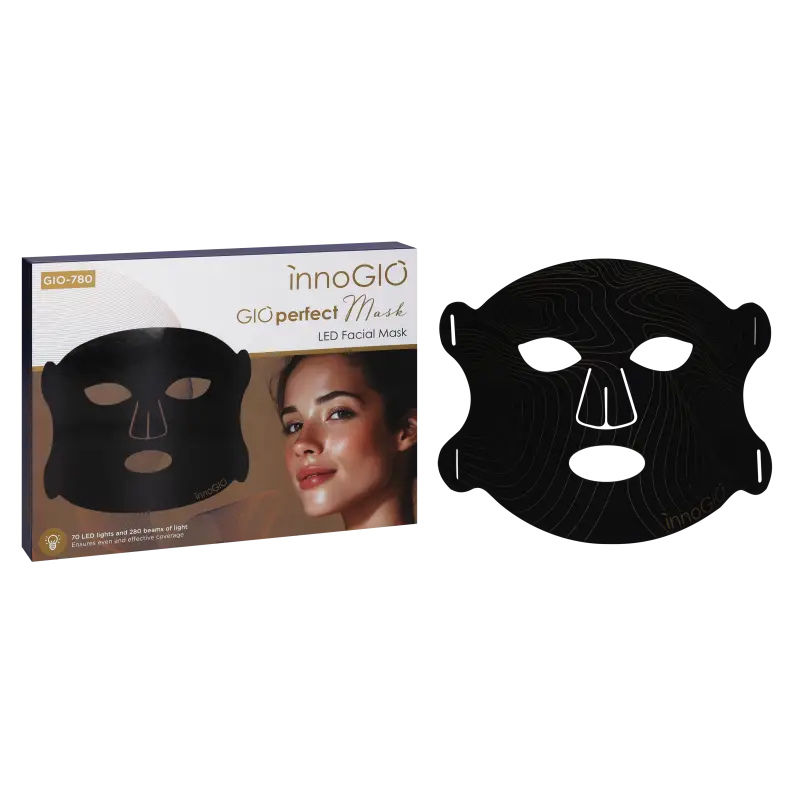 innoGIO GIOperfect silikónová ošetrujúca LED maska ​​na tvár