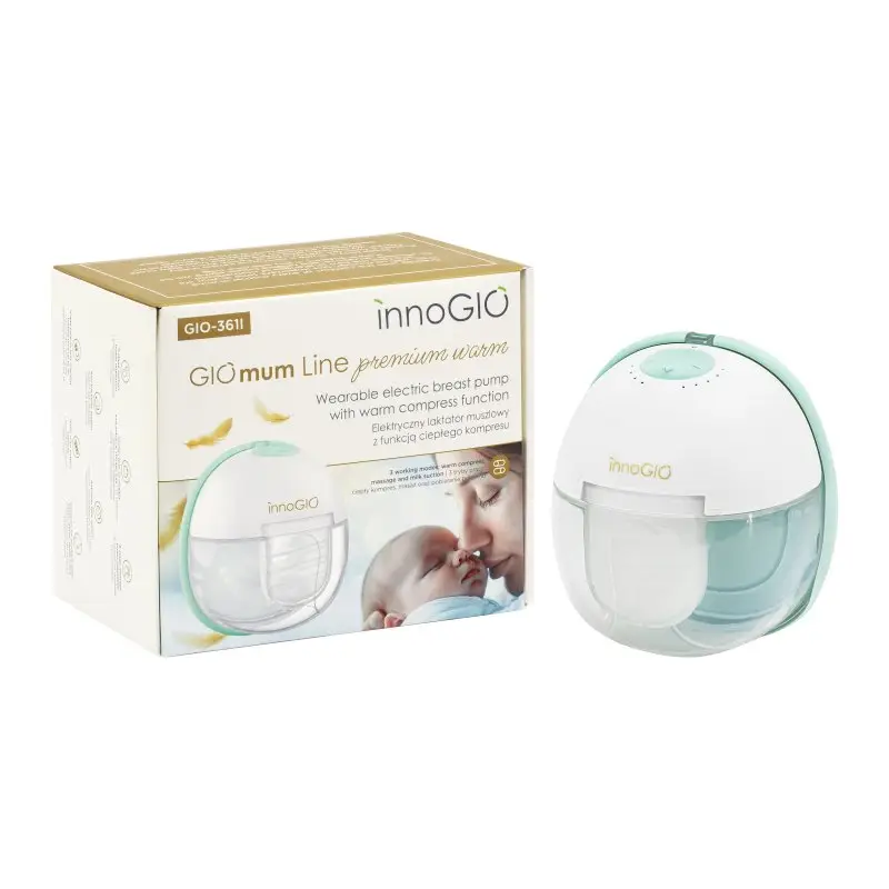 innoGIO Prenosná elektrická odsávačka materského mlieka GIOmum Line Premium Warm Single