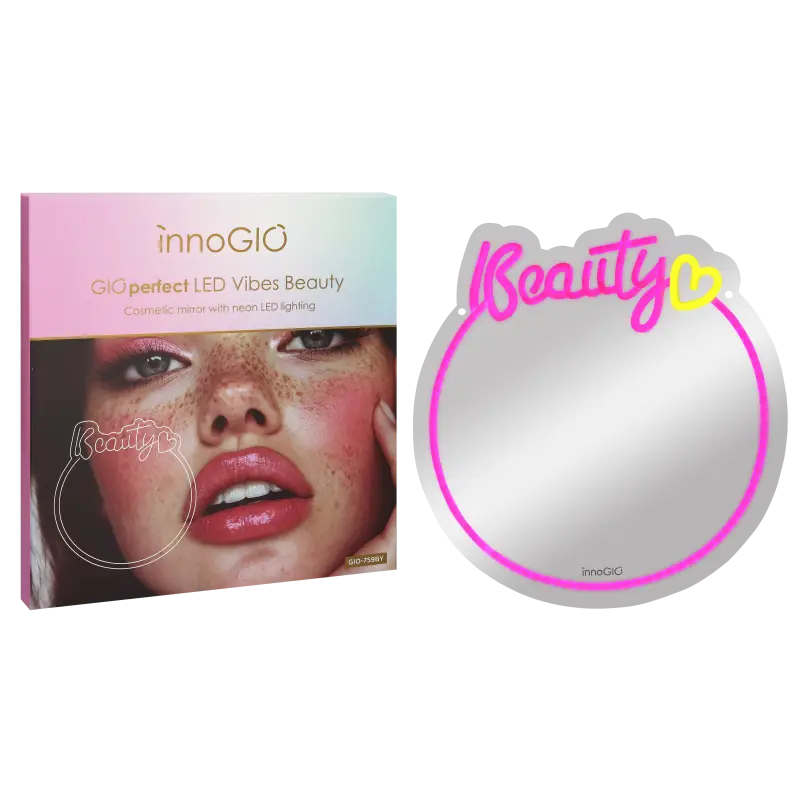 innoGIO Zrkadlo s neónovým LED podsvietením Vibes Beauty GIO-759BY