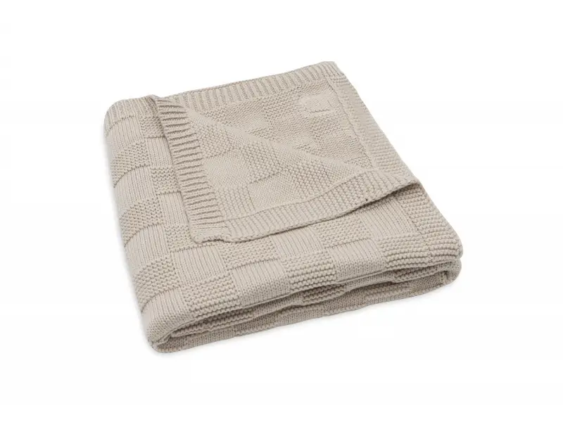 Jollein Deka 75x100cm Box Knit Warm Sand