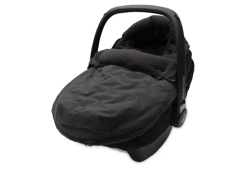 Jollein Fusak do autosedačky Embossed Nearly Black