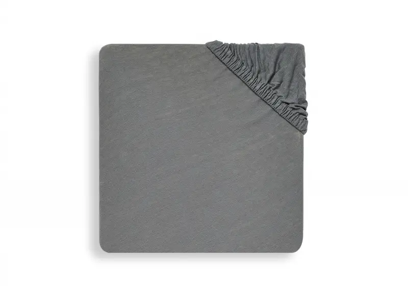 Jollein Napínacia plachta 120x60 cm Storm Grey