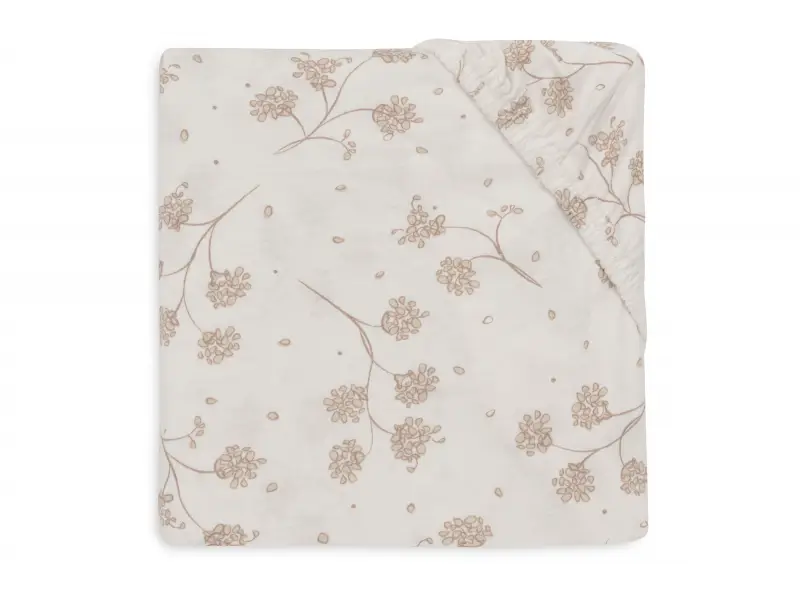 Jollein Napínacia plachta 40/50 x 80/90 cm Leafy Dreams