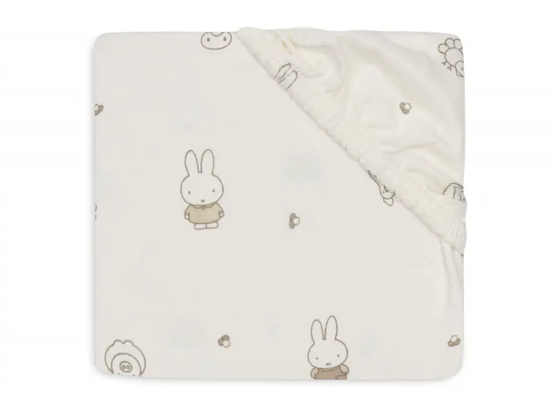 Jollein Napínacia plachta 40/50 x 80/90 cm Miffy Family Farm