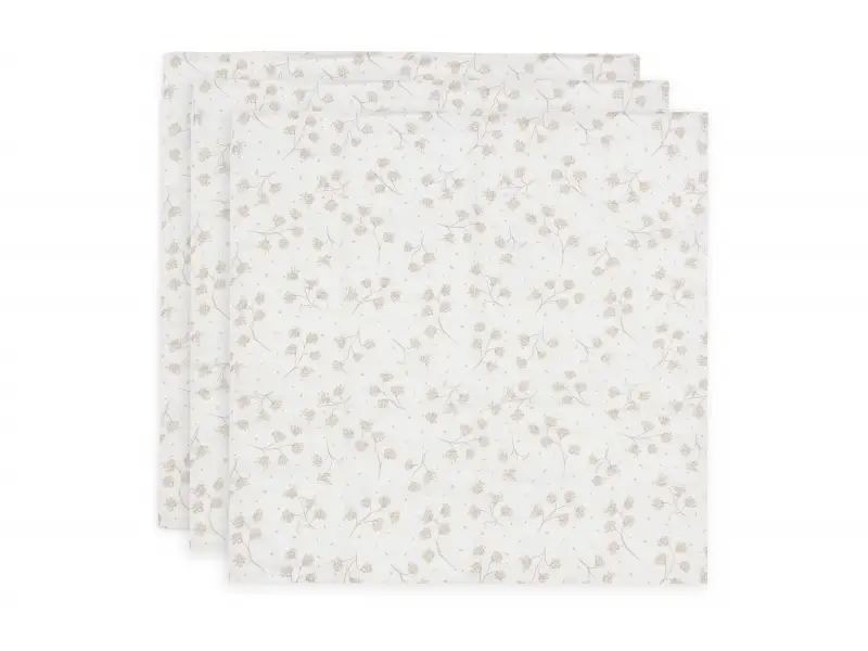 Jollein Plienky 3 ks 70x70 cm Leafy Dreams