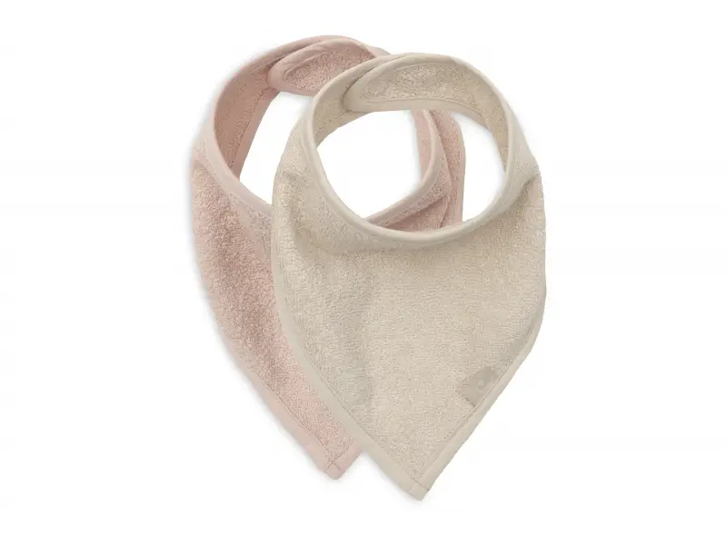 Jollein Podbradník bandana 2ks Silk Rose / Sand