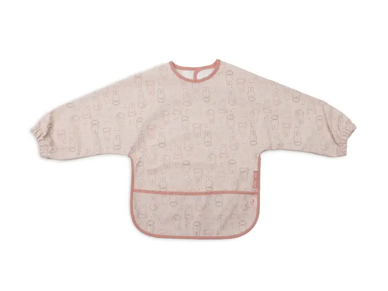 Jollein Podbradník s rukávmi Miffy Moments Silk Rose