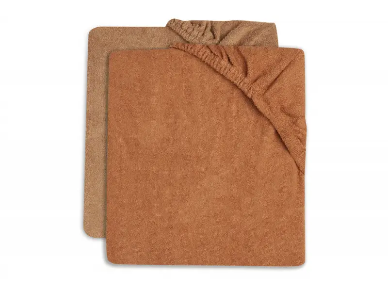 Jollein Potah na přebalovací podložku 50x70cm 2 ks froté Caramel/Biscuit