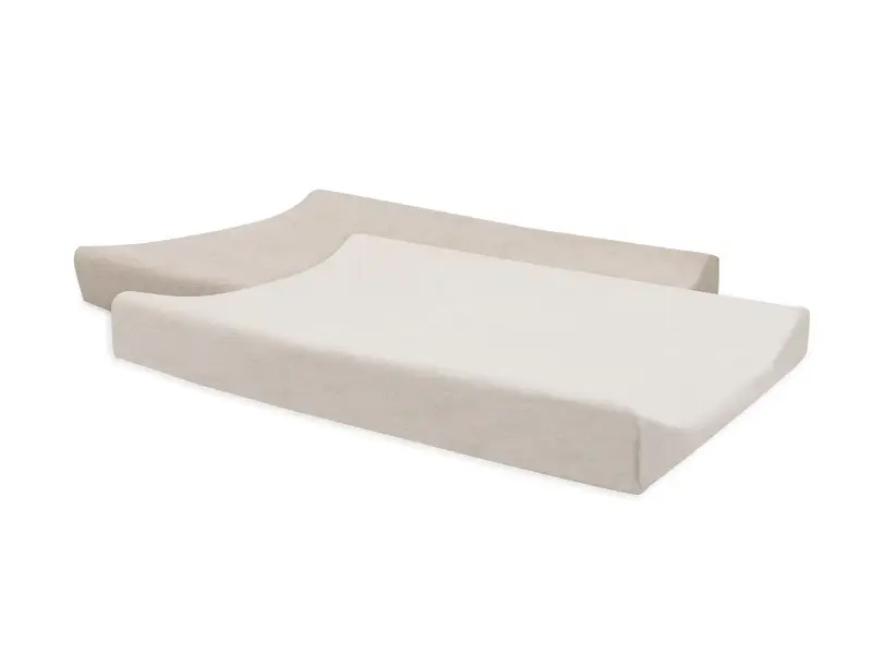 Jollein Poťah na prebaľovaciu podložku 50x70cm 2 ks froté Oatmeal/Sand