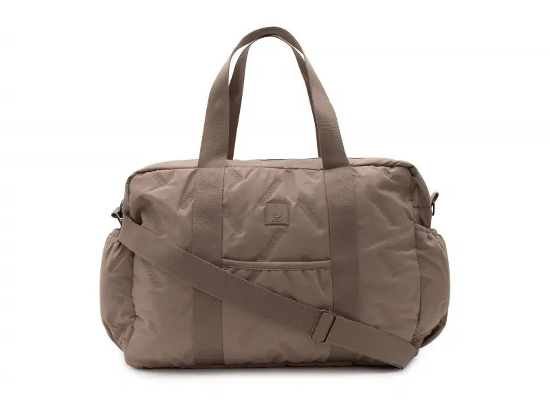 Jollein Prebaľovacia taška Embossed Lily Milky Coffee