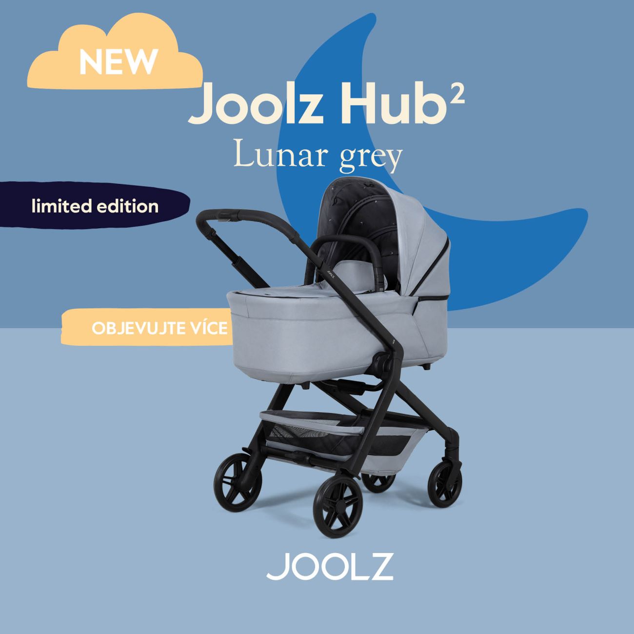 Joolz Hub ² hlboký diel Lunar grey