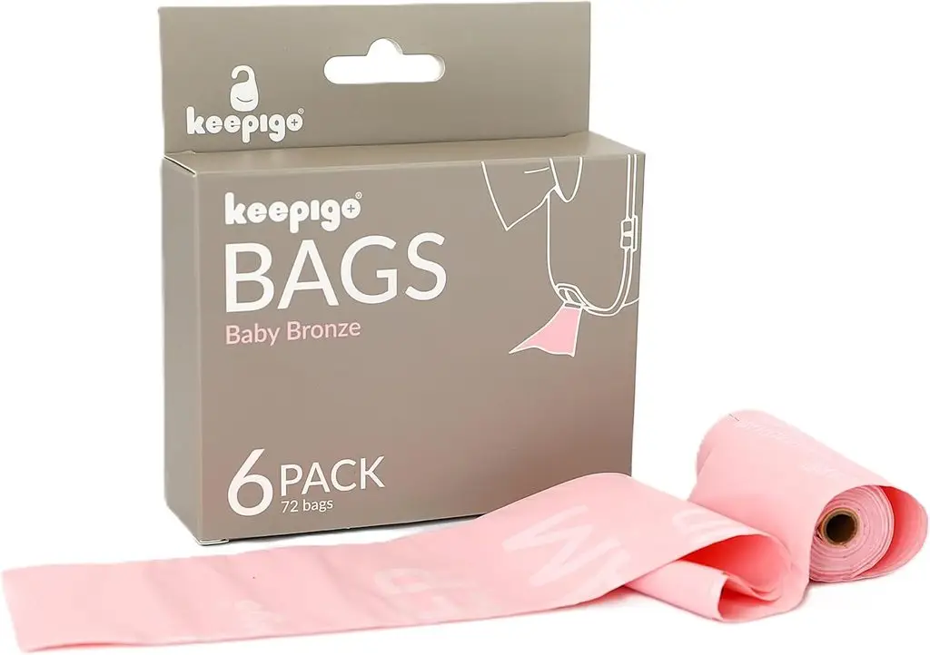 Keepigo Náhradné sáčky do prebaľovacieho organizéra 3v1 - ružové
