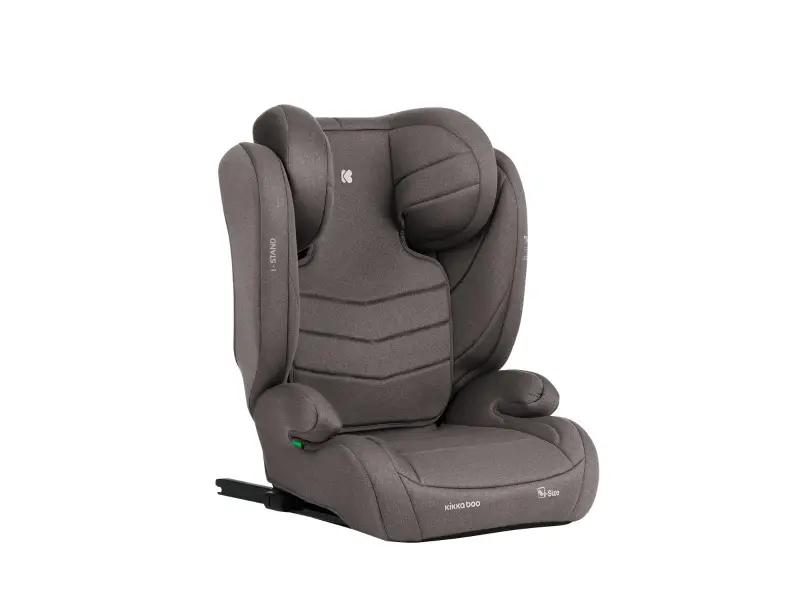 KikkaBoo Autosedačka 100-150 cm i-Stand i-SIZE Brown