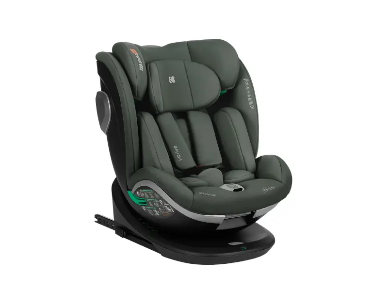 KikkaBoo Autosedačka 40-150 cm i-Drive i-SIZE Army Green