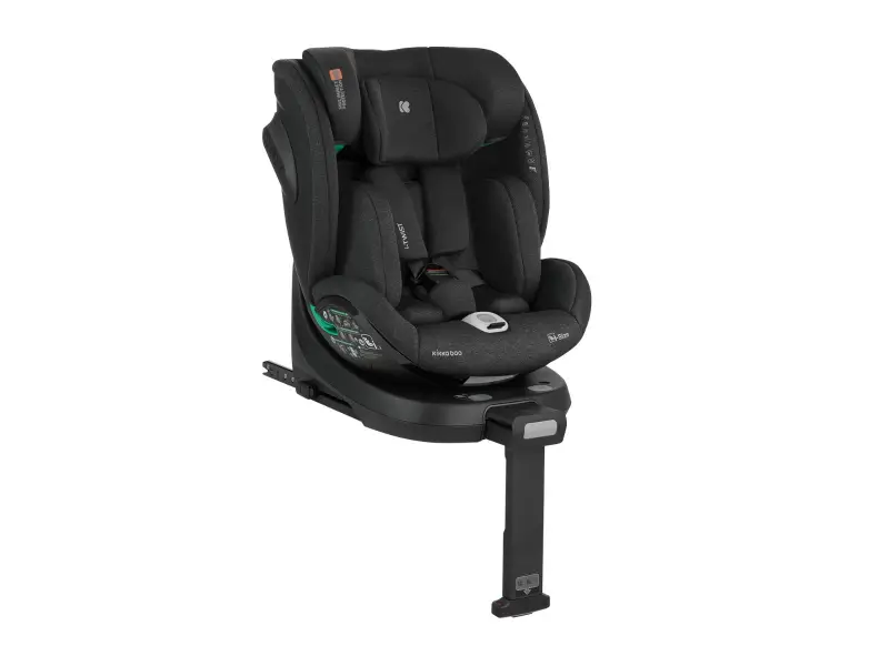 KikkaBoo Autosedačka 40-150 cm i-Twist i-SIZE Black