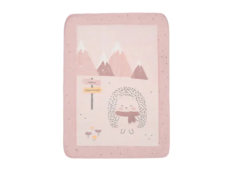 KikkaBoo Detská deka Super Soft 140x110 cm Hedge-hugs