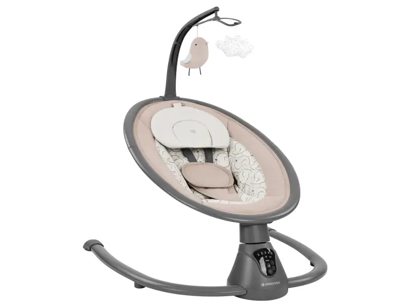 KikkaBoo Hojdacie lehátko elektrické Twiddle Beige