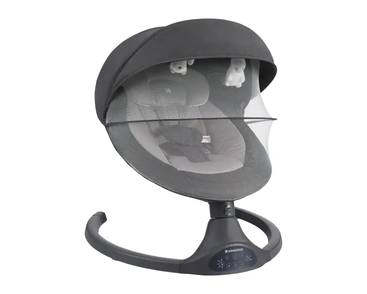 KikkaBoo Hojdacie lehátko elektrické Codie Dark Grey
