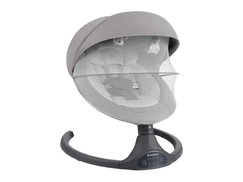 KikkaBoo Hojdacie lehátko elektrické Codie Light Grey