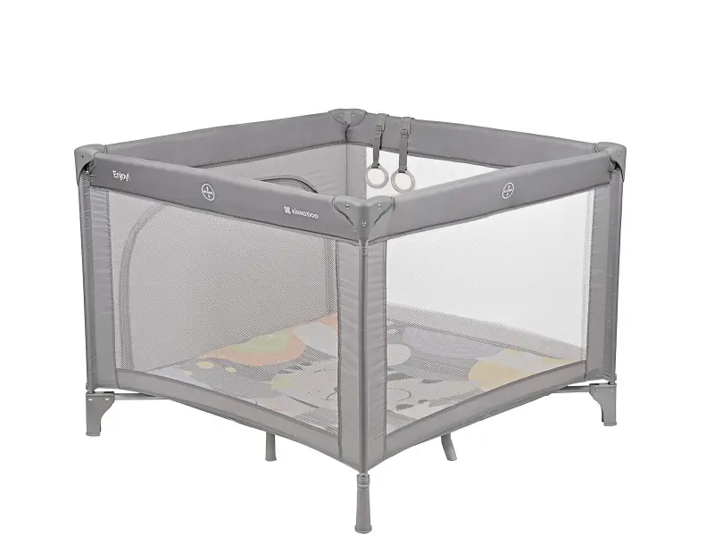 KikkaBoo Hrací ohrádka Enjoy Grey Cat