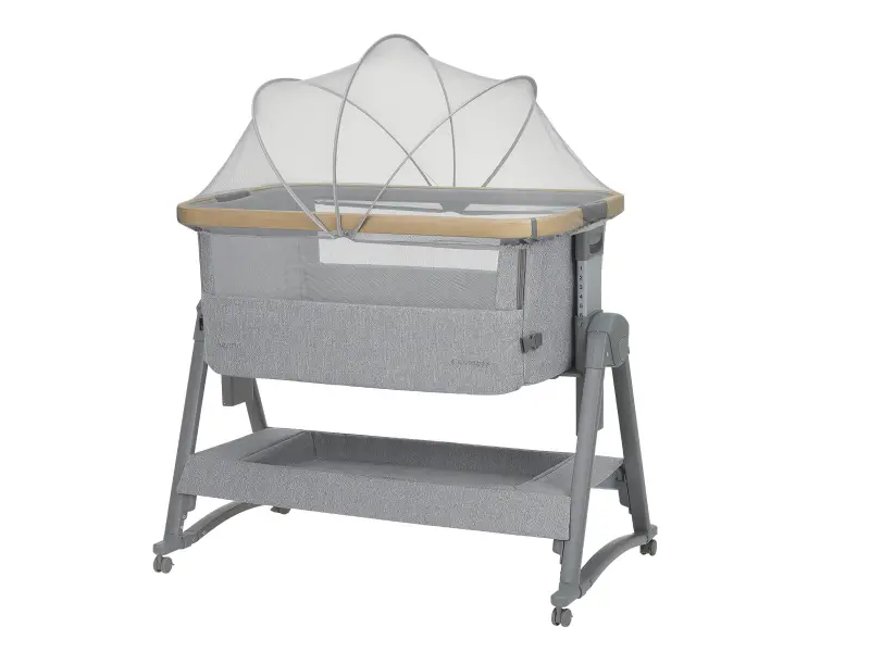 KikkaBoo Postieľka prenosná Nanna Grey