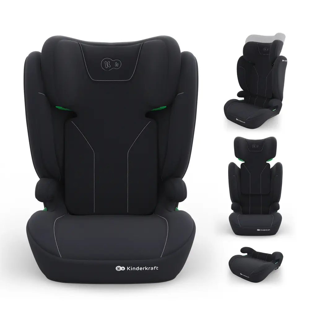 KINDERKRAFT Autosedačka i-Spark 2 Plus i-Size (100-150 cm) Black