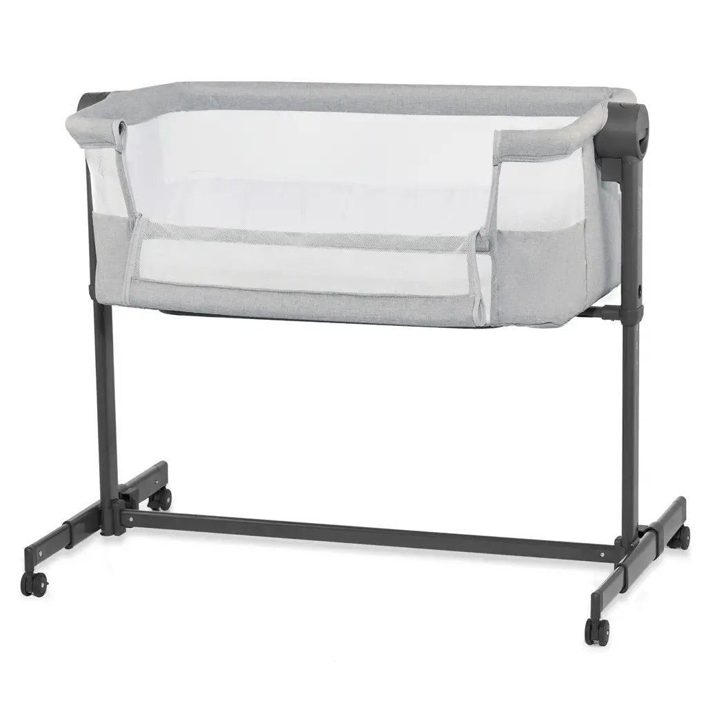 KINDERKRAFT Postieľka detská polohovateľná Nestee Up2 Light Grey