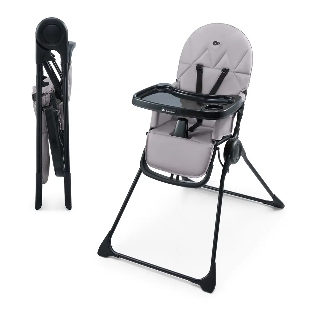 KINDERKRAFT Stolička jedálenská Binci Grey