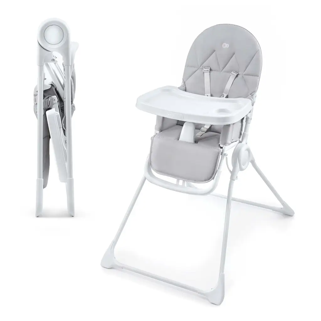 KINDERKRAFT Stolička jedálenská Binci Light Grey