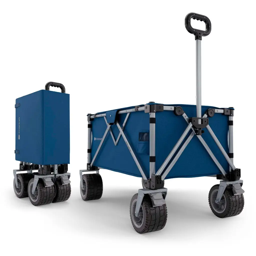 KINDERKRAFT Vozík prepravný skladací Wagon Rollster Blue