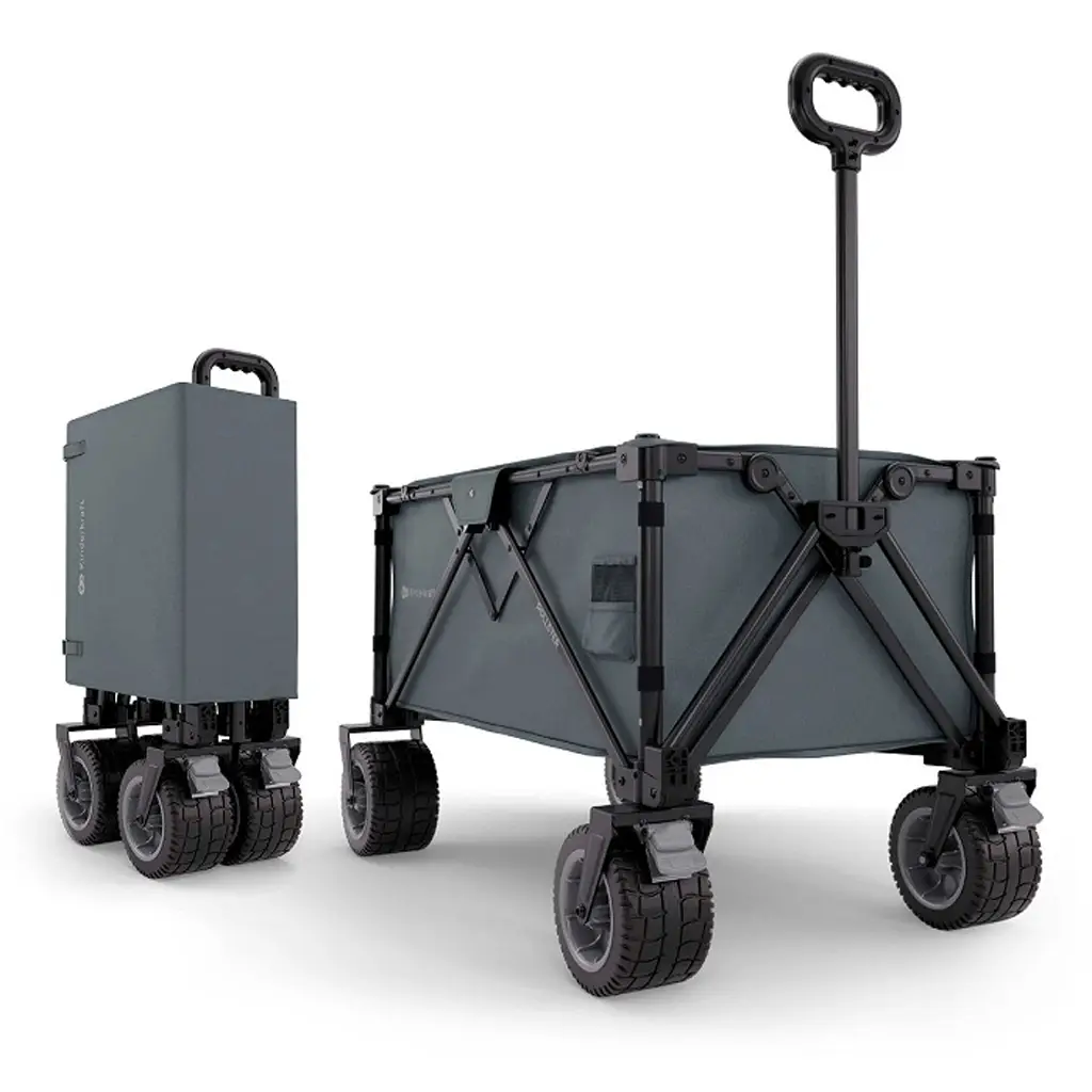 KINDERKRAFT Vozík prepravný skladací Wagon Rollster Grey