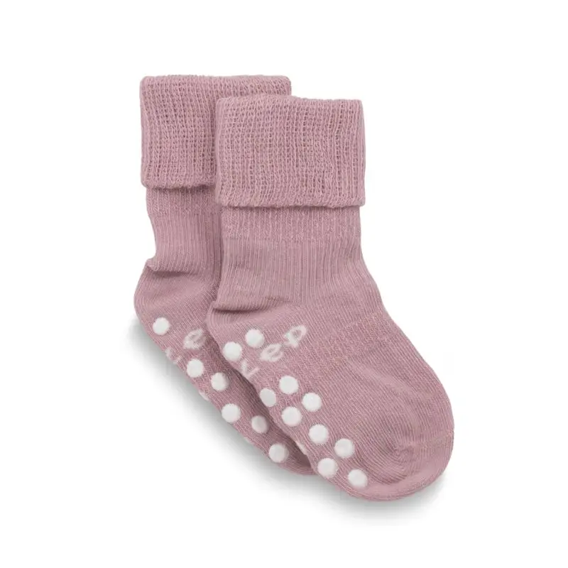 KipKep Detské ponožky Stay-on-Socks ANTISLIP 12-18m 1pár Mauve