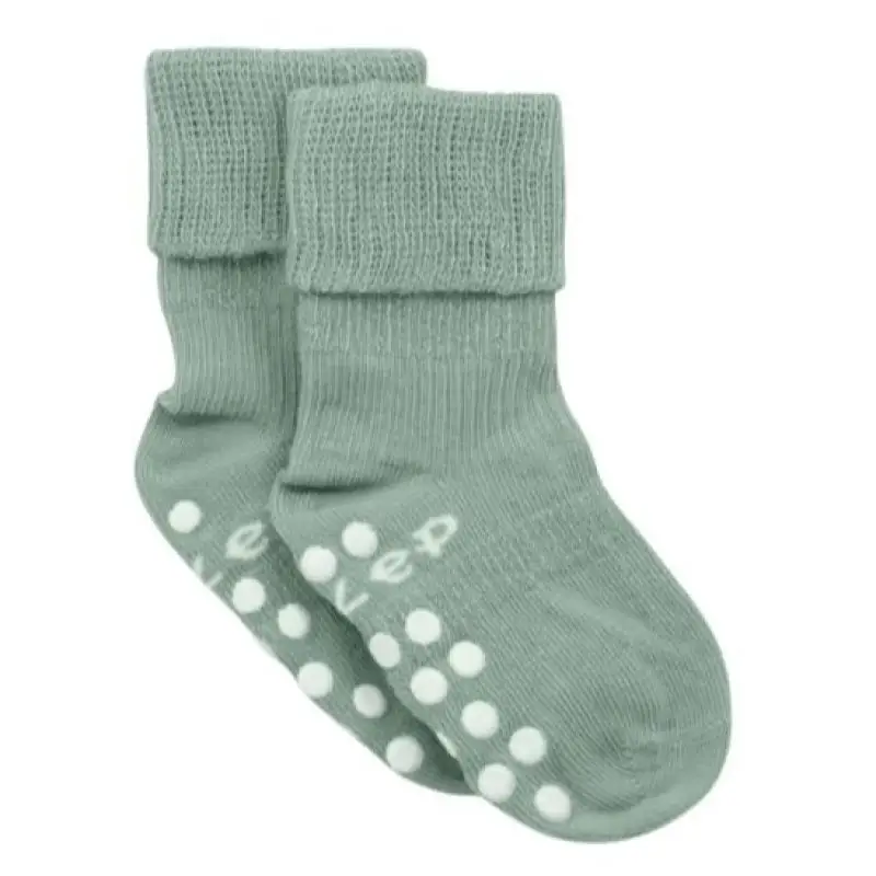 KipKep Detské ponožky Stay-on-Socks ANTISLIP 18-24m 1pár Calming Green