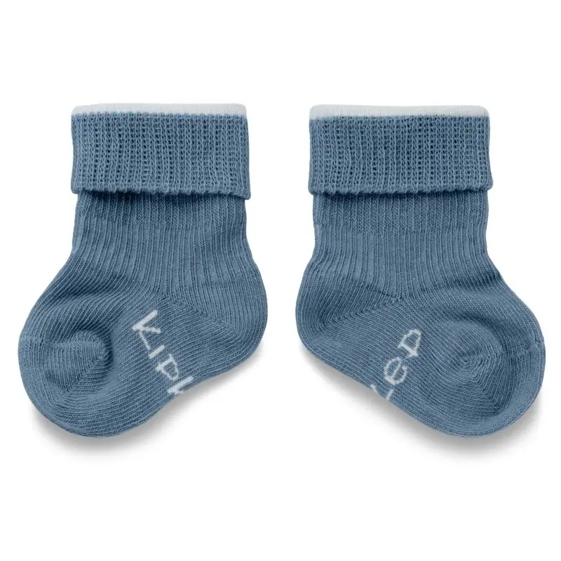 KipKep Detské ponožky Stay-on-Socks NEWBORN 1pár Blue Heaven