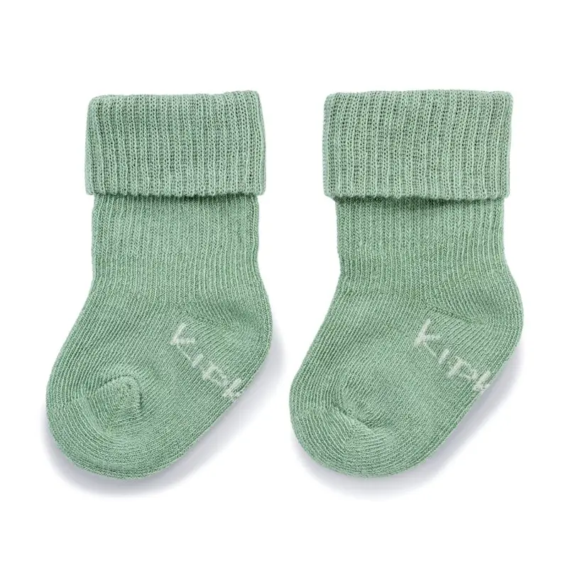 KipKep Detské ponožky Stay-on-Socks NEWBORN 1pár Pale Green
