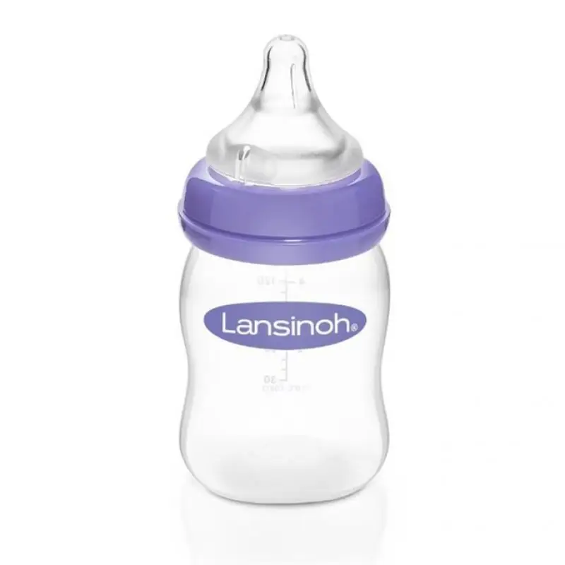 Lansinoh Dojčenská fľaša 160ml s NaturalWave TM cumlíkom (S)