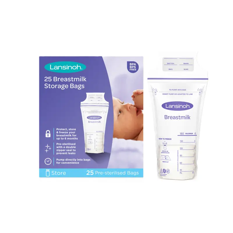 Lansinoh Sáčky na skladovanie materského mlieka 25ks