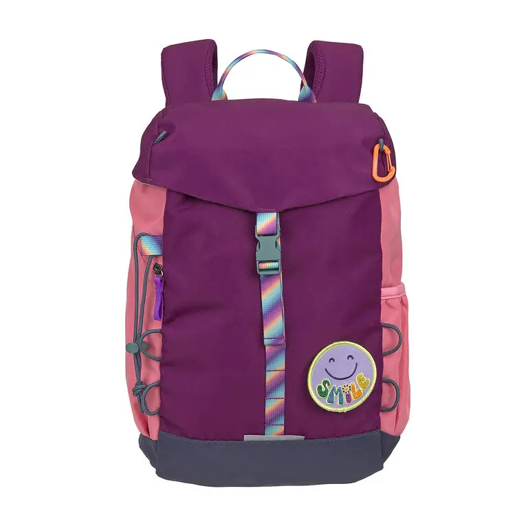 LÄSSIG Big Outdoor Backpack Unique berry/pink