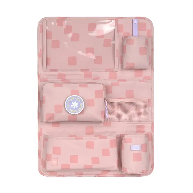 LÄSSIG Car Wrap-to-Go Pattern Party rose