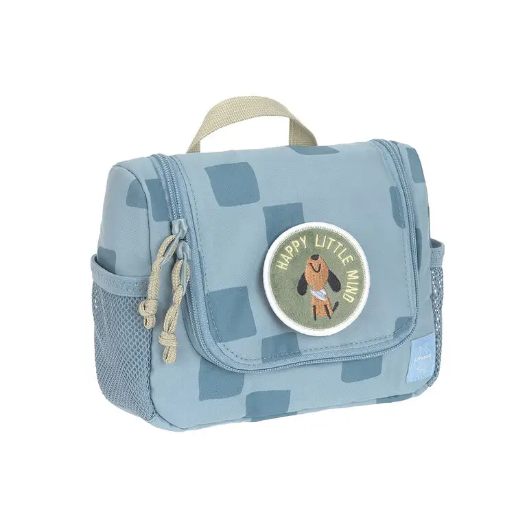 LÄSSIG Mini kozmetická taštička Pattern Party blue